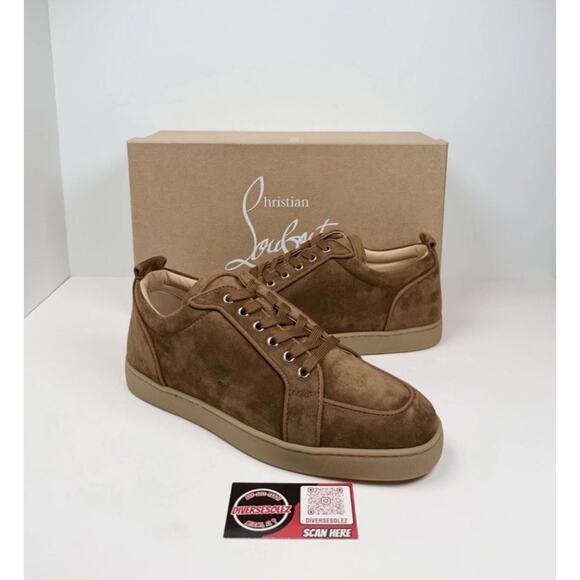 Size 10US - Christian Louboutin Rantulow Orlato Suede Brown🤎 NEW/RETAIL $1K!